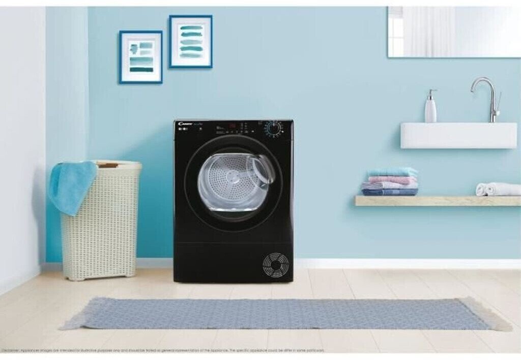Uscator de rufe Candy Smart Pro CSOE C10TBGB-S, 10 kg, Clasa B, Wi-Fi + BLE, negru